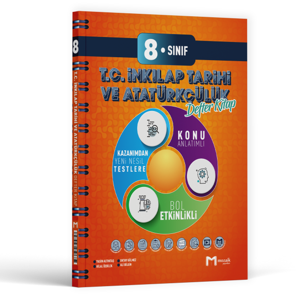 8.SINIF MOZAİK DEFTER İNKILAP TARİHİ - 2025-26